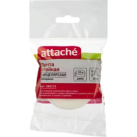 Клейкая лента канцелярская Attache матовая 19 мм x 33 м