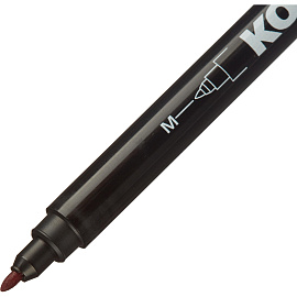 Маркер перманентный Kores красный (толщина линии 1 мм) круглый наконечник