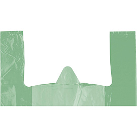 Пакет-майка ПНД 25 мкм в ассортименте (38+20х68 см, 100 штук в упаковке)