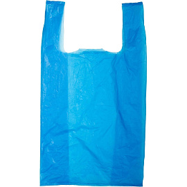 Пакет-майка ПНД 25 мкм в ассортименте (38+20х68 см, 100 штук в упаковке)