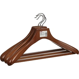 Вешалка-плечики Attache DL0883 с перекладиной орех (размер 52-54)