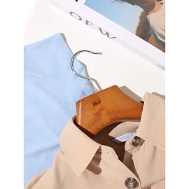 Вешалка-плечики Attache DL0883 с перекладиной орех (размер 52-54)