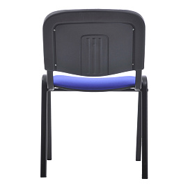 Стул Helmi HL-F01 "Изо", каркас черный, обивка ткань синяя