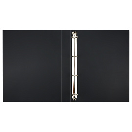 Папка на 4 кольцах OfficeSpace "Вита" А4, 40мм, 500мкм, пластик, черная фото Папка на 4 кольцах OfficeSpace "Вита" А4, 40мм, 500мкм, пластик, черная