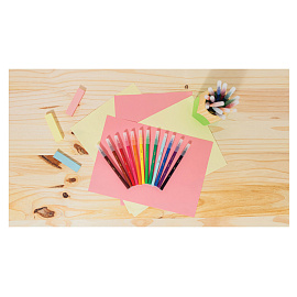 Фломастеры Bic Visa 12 цветов с вентилируемыми колпачками смываемые