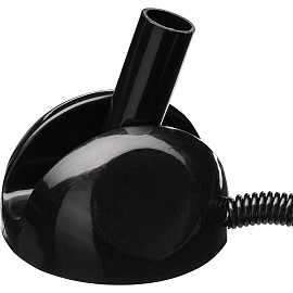 Ручка шариковая на подставке Beifa цвет чернил синий с пружиной (толщина линии 0,5 мм, черный корпус)