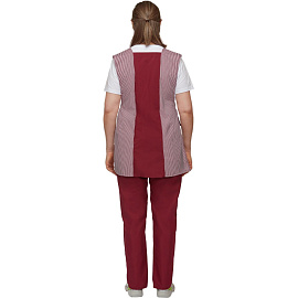 Костюм для горничных и уборщиц у08-СБР бордовый (размер 52-54, рост 170-176) фото Костюм для горничных и уборщиц у08-СБР бордовый (размер 52-54, рост 170-176)