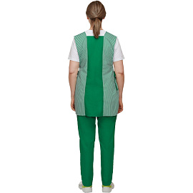 Костюм для горничных и уборщиц у08-СБР зеленый (размер 56-58, рост 170-176) фото Костюм для горничных и уборщиц у08-СБР зеленый (размер 56-58, рост 170-176)