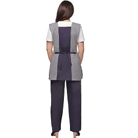 Костюм для горничных и уборщиц у08-СБР синий (размер 48-50, рост 170-176)