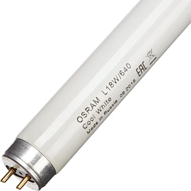 Лампа люминесцентная Osram 18 Вт G13 T8 4000 К 1200 Лм (25 штук в упаковке, 4008321959652)