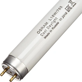 Лампа люминесцентная Osram 18 Вт G13 T8 6400 К 1050 Лм (25 штук в упаковке, 4008321959669)