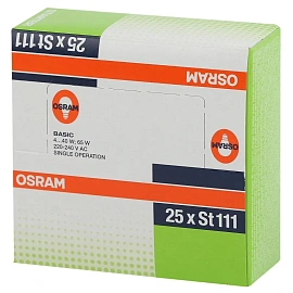 Стартер для люминесцентных ламп Osram ST111 (25 штук в упаковке, 4008321364876)