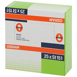 Стартер для люминесцентных ламп Osram ST151 (25 штук в упаковке, 4008321364920)