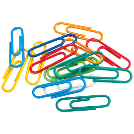 Скрепки STAFF "Manager", 28 мм, цветные, 100 шт., в картонной коробке, 226821 фото Скрепки STAFF "Manager", 28 мм, цветные, 100 шт., в картонной коробке, 226821