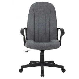 Кресло руководителя Helmi HL-E98, ткань серая, пластик, механизм качания фото Кресло руководителя Helmi HL-E98, ткань серая, пластик, механизм качания