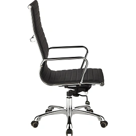 Кресло для руководителя Easy Chair Кресло EChair-705 TPU чёрное (экокожа, металл)