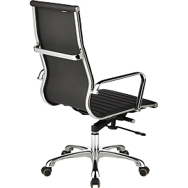 Кресло для руководителя Easy Chair Кресло EChair-705 TPU чёрное (экокожа, металл)