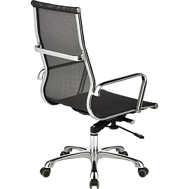 Кресло для руководителя Easy Chair Кресло EChair-702 T NET чёрное (сетка, металл)