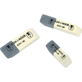 Ластик Koh-I-Noor 6541/40 из натурального каучука прямоугольный 57x19.5x8 мм фото Ластик Koh-I-Noor 6541/40 из натурального каучука прямоугольный 57x19.5x8 мм