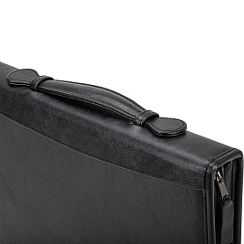 Папка деловая Alliance из искусственная кожа черного цвета (8-013)