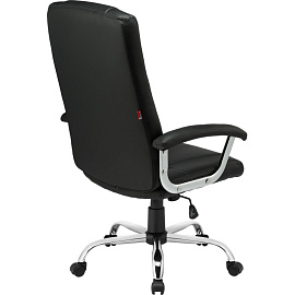 Кресло для руководителя Easy Chair EChair-524 TPU чёрное (экокожа, металл)