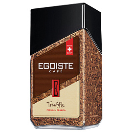 Кофе растворимый сублимированный Egoiste Truffle 95 г (стеклянная банка)