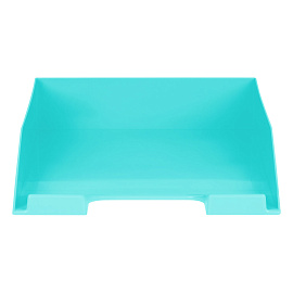 Лоток для бумаг горизонтальный СТАММ "Фаворит", мятный фото Лоток для бумаг горизонтальный СТАММ "Фаворит", мятный