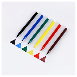 Фломастеры ArtSpace "Рассказы", 06цв., ПВХ, европодвес фото Фломастеры ArtSpace "Рассказы", 06цв., ПВХ, европодвес