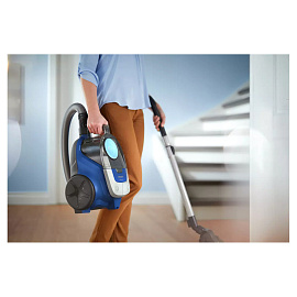 Пылесос PHILIPS XB2022/01 с контейнером "циклон", 1800 Вт, мощность всасывания 360 Вт, синий