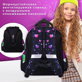 Ранец BRAUBERG KIDS STANDARD, 2 отделения, Fairy fox, 36х28х14 см, 273144
