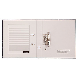 Папка-регистратор OfficeSpace, 50мм, мрамор, черная фото Папка-регистратор OfficeSpace, 50мм, мрамор, черная