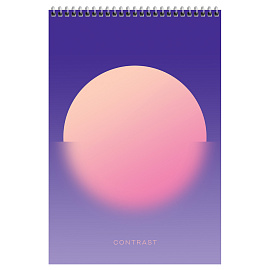 Блокнот А4 80л. на гребне BG "Mono circle", твердая подложка фото Блокнот А4 80л. на гребне BG "Mono circle", твердая подложка