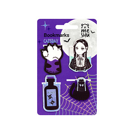 Закладки магнитные для книг, 4шт., MESHU "Catsday", матовая ламинация, фольга фото Закладки магнитные для книг, 4шт., MESHU "Catsday", матовая ламинация, фольга