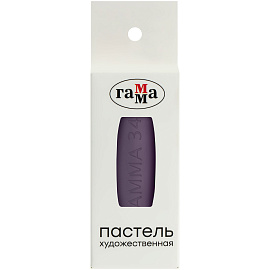 Пастель художественная Гамма, сливовая № 347, штучная, картон.упак.