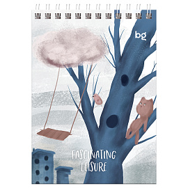 Блокнот А6 80л. на гребне BG "Увлекательное путешествие