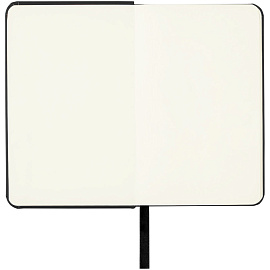 Скетчбук 80л., 90*140 Гамма "Студия", черный, твердая обложка, на резинке, слоновая кость, 140г/м2