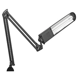 Светильник настольный Трансвит Дельта черный (металлическая струбциина)