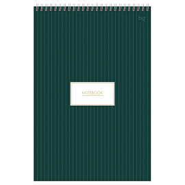 Блокнот А4 80л. на гребне BG "Minimal", твердая подложка