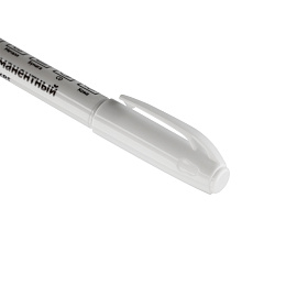 Маркер перманентный OfficeSpace белый, пулевидный, 1мм фото Маркер перманентный OfficeSpace белый, пулевидный, 1мм