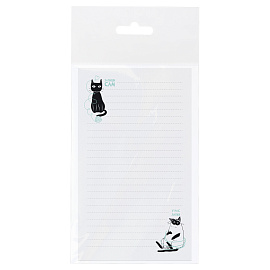 Блок для записей MESHU "Freak cats", 10*17см, 50л., на склейке фото Блок для записей MESHU "Freak cats", 10*17см, 50л., на склейке
