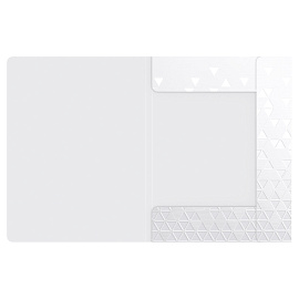 Папка на резинке Berlingo "DoubleWhite" А4, 600мкм, белая