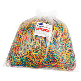 Банковская резинка 10кг OfficeSpace, диаметр 60мм, ассорти