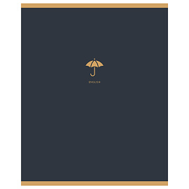 Тетрадь предметная 48л. BG "Monocolor. Element" - Английский язык, ламинация soft-touch, выб. лак, 70г/м2