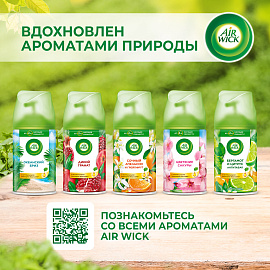 Сменный баллон 250 мл, AIRWICK "Анти-табак. Апельс/бергамот", для автоматических освежителей, универсальный, 224392 фото Сменный баллон 250 мл, AIRWICK "Анти-табак. Апельс/бергамот", для автоматических освежителей, универсальный, 224392