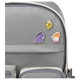 Набор деревянных значков MESHU "Inadequate company", каширование, 3шт. фото Набор деревянных значков MESHU "Inadequate company", каширование, 3шт.