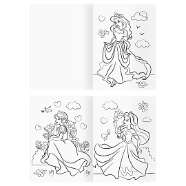 Раскраска А4, 16 стр., ТРИ СОВЫ "Для девочек