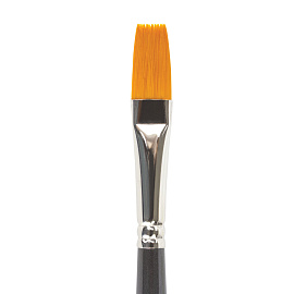Кисть художественная профессиональная BRAUBERG ART CLASSIC, синтетика жесткая, плоская, № 10, длинная ручка, 200667 фото Кисть художественная профессиональная BRAUBERG ART CLASSIC, синтетика жесткая, плоская, № 10, длинная ручка, 200667