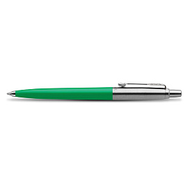 Ручка шариковая Parker Jotter Originals Green цвет чернил синий, цвет корпуса серебристый/зеленый (артикул производителя 2076058)