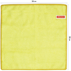 Салфетки для уборки OfficeClean "Стандарт", 3шт., микрофибра, 30*30см, европодвес