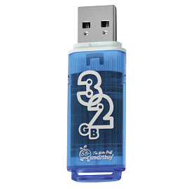 Флешка USB 2.0 32 ГБ Smartbuy Glossy (SB32GBGS-B)
